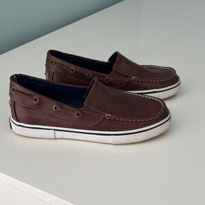 Boys Brown Boat Shoes